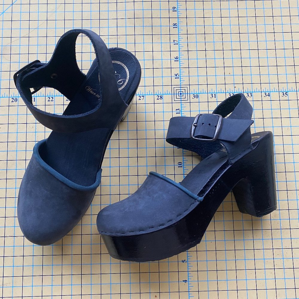 No. 6 Platform Jackie Clogs